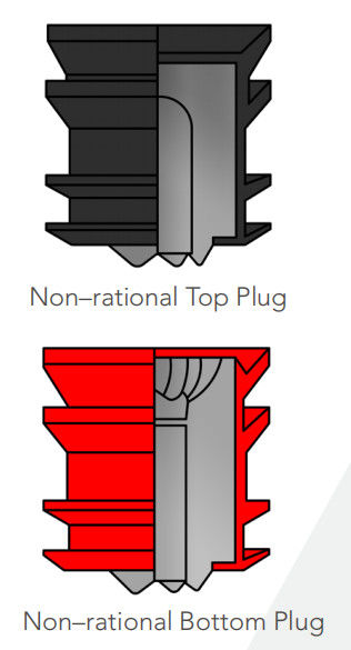 5 1/2 PDC Plug de ciment perforable pour les puits de pétrole et de gaz Cimentation sûre avec de la boue de forage à base de pétrole pour les cordes de boîtier coniques