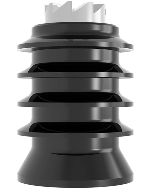4 1/2 PDC Plug de ciment à fermeture automatique en plastique perçable pour le cimentage sûr des puits de pétrole et de gaz