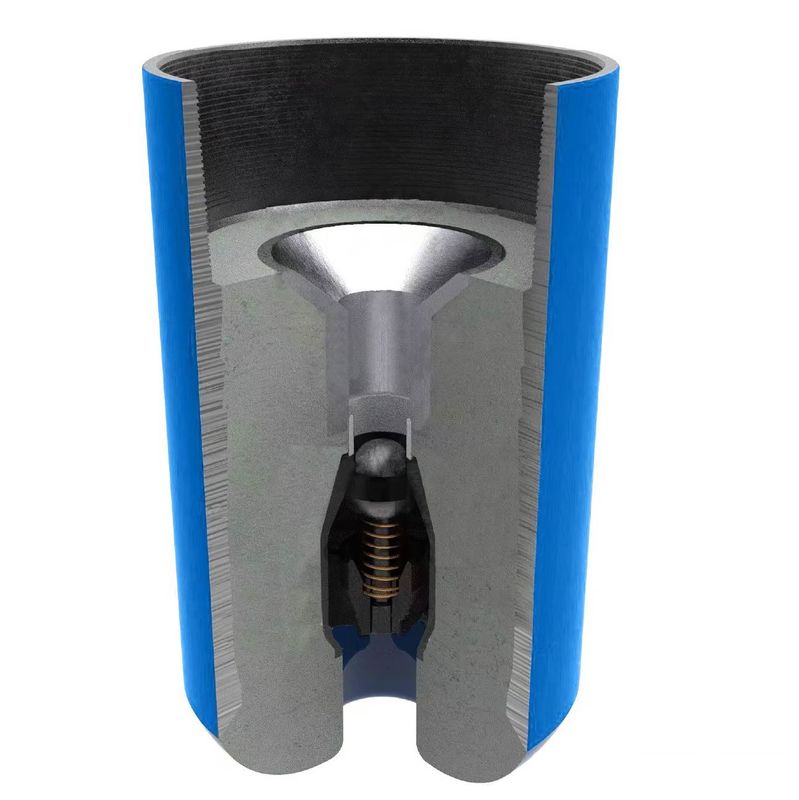Chaussure de flottaison en alliage d'aluminium de 70Mpa à soupape unique d'API 7 