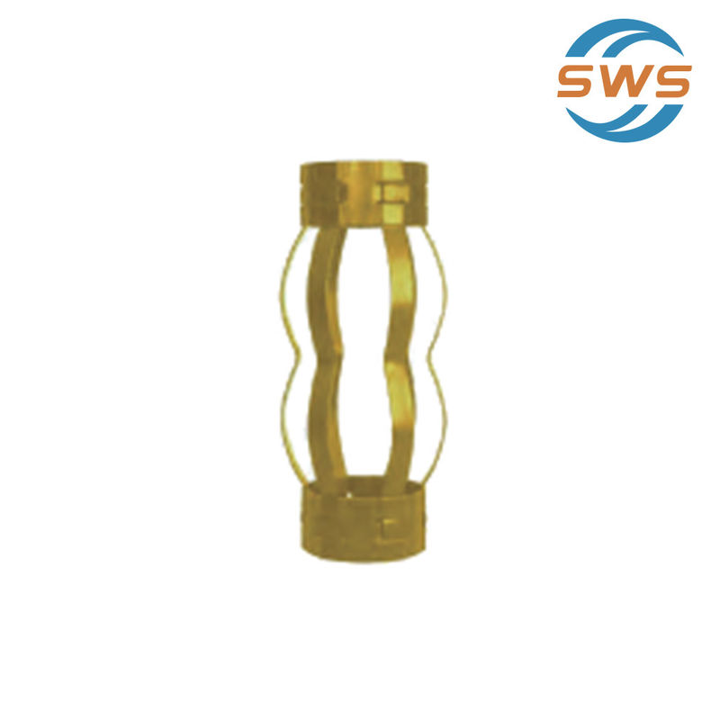 API 10D 4 1/2 Améliorer la qualité du cimentage Non soudé Centralizer à ressort à double arc pour forage de puits directionnel