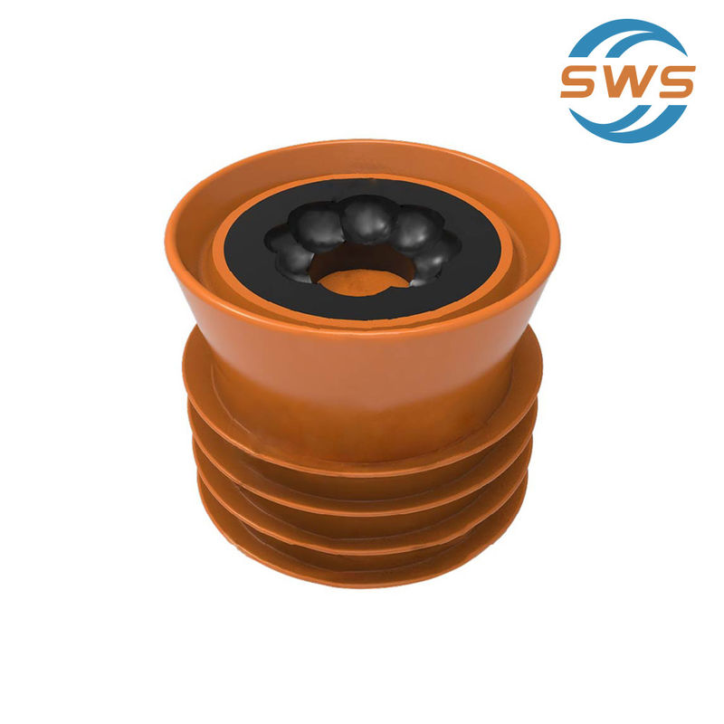 Équipement de forage Type spirale Plugs de caoutchouc de ciment non magnétique avec bandes dures
