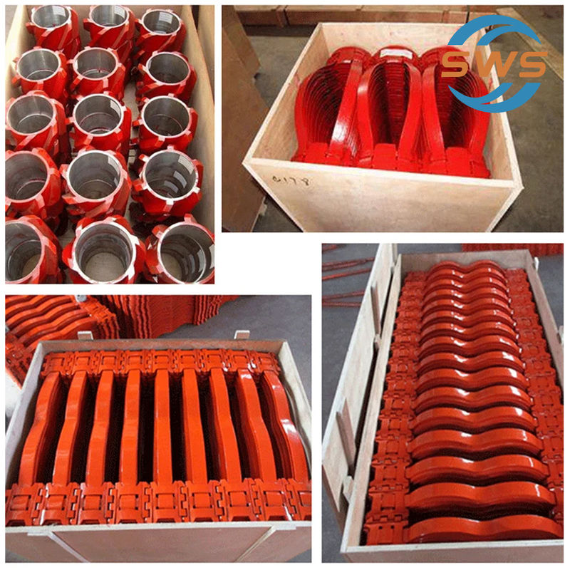 Fabrique personnalisable à arc unique élastique centralisateur en acier inoxydable semi-rigide Outils de creusement d'huile en gros centralisateur de tubes