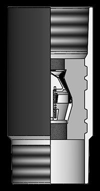 Appareil de remplissage automatique à soupape unique en alliage d'aluminium, chaussure flottante et collier flottant J55 BTC