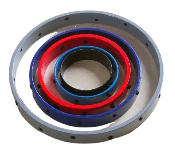 La norme API 8 1/8 pour l'utilisation de puits d'huile prévoit un collier d'arrêt de type vis pour un centralisateur avec des forces axiales élevées.