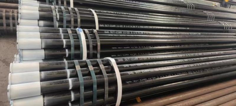 API 5CT Norme 13-3/8 STC LTC L80 C95 Tubes et boîtier en acier au carbone avec anneaux de sécurité et mamelons