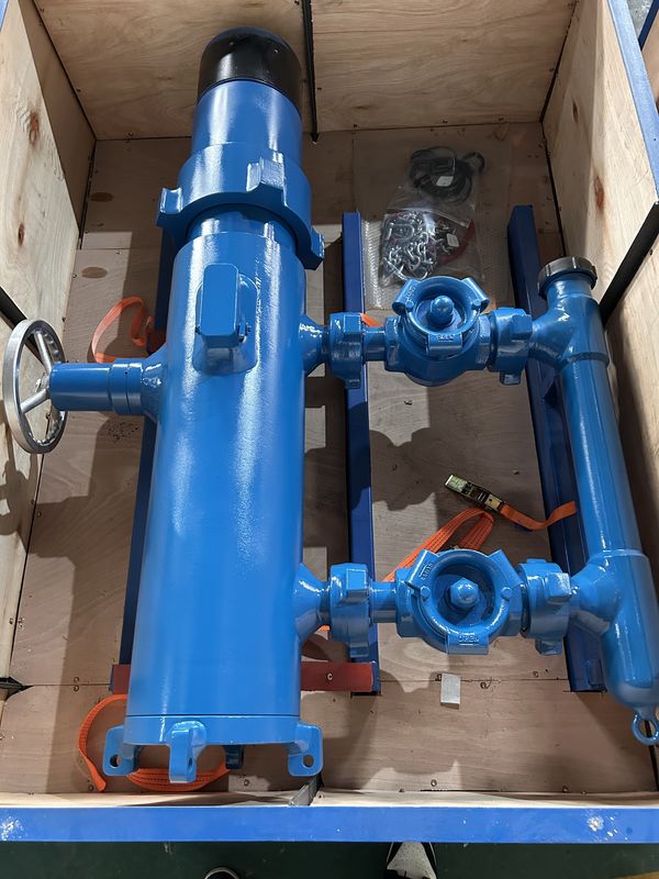 13-3/8' API Casing LTC BTC Boucle connectée 35Mpa Pression de travail Tête de cimentation à double prise avec emballage en bois 810KG
