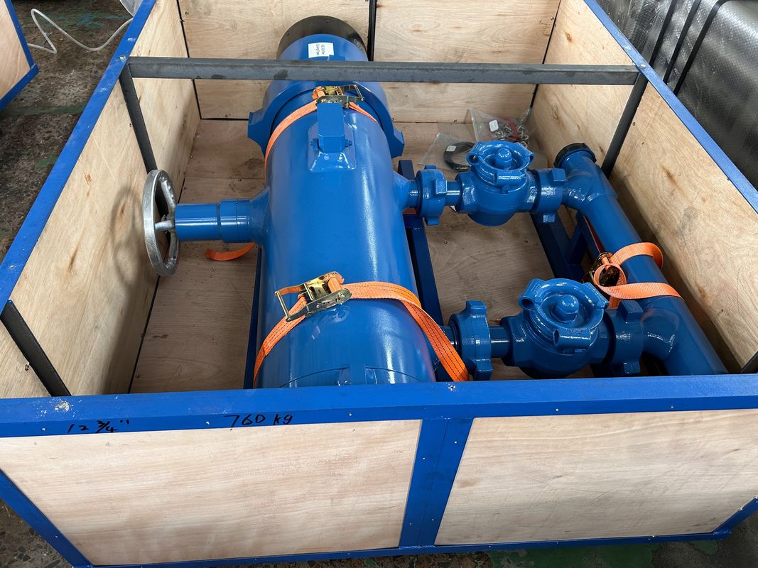 13-3/8' API Casing LTC BTC Boucle connectée 35Mpa Pression de travail Double prise Tête de cimentation avec emballage en bois