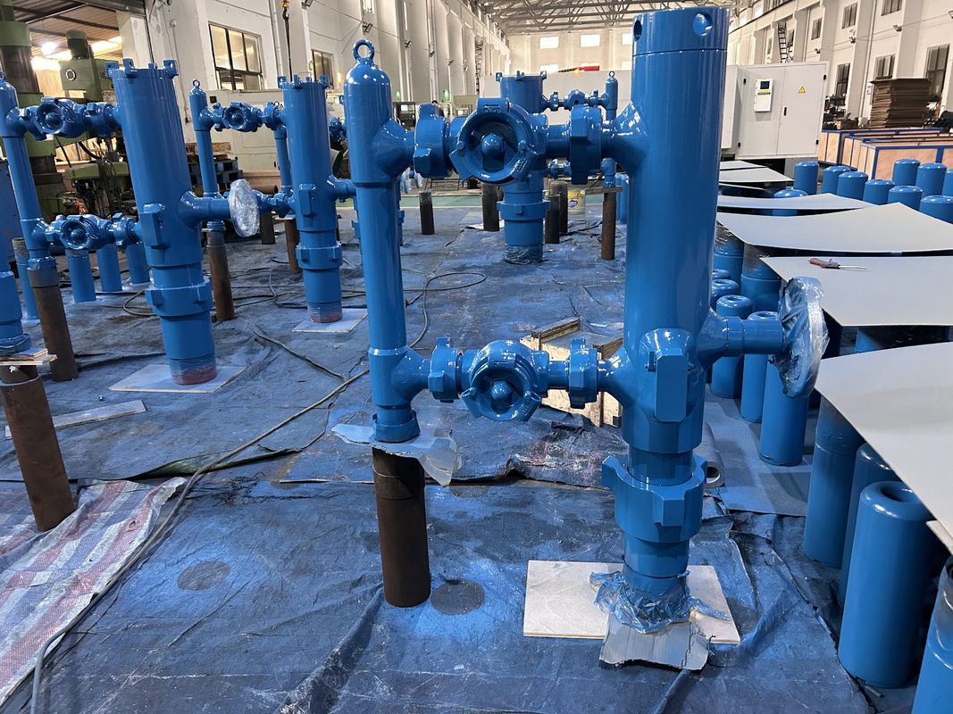 9-5/8' API Casing LTC BTC Boucle connectée 35Mpa Pression de travail Tête de cimentation à prise unique