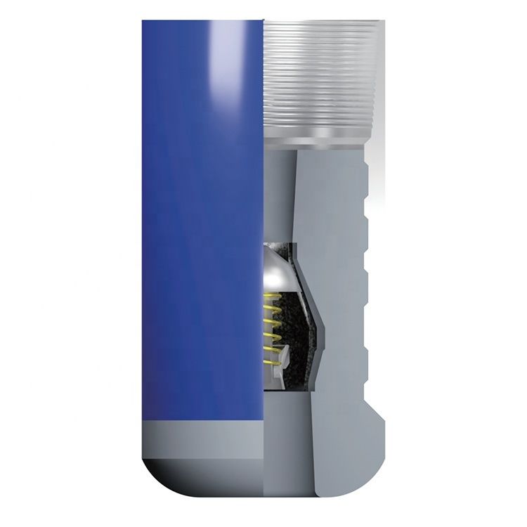 Chaussure-guide et collier flottant filetés LTC 7 pouces C90-d standard API pour champ pétrolifère - Type à soupape unique en alliage d'aluminium forgé