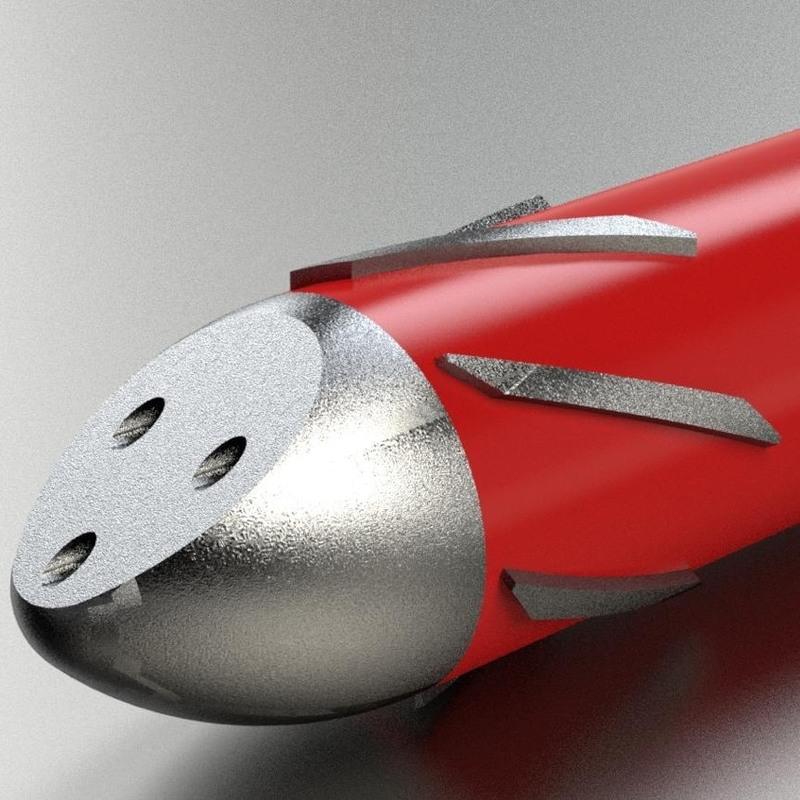 Tige de flottement excentrique à valve unique en alliage d'aluminium 10 3/4