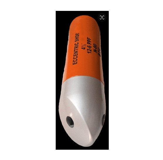 Chaussure flotteur excentrique à nez en alliage d'aluminium avec soupape unique 7 5/8